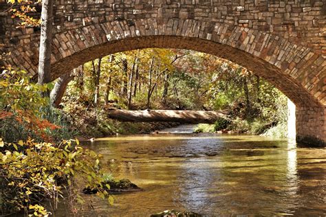 Rock Creek Bridge In Fall Free Stock Photo - Public Domain Pictures