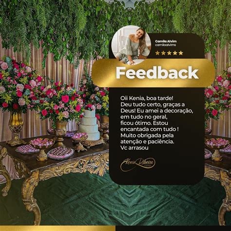 Kenia Ribeiro Eventos on Instagram: "#feedback 💖 Realizar sonhos e ...