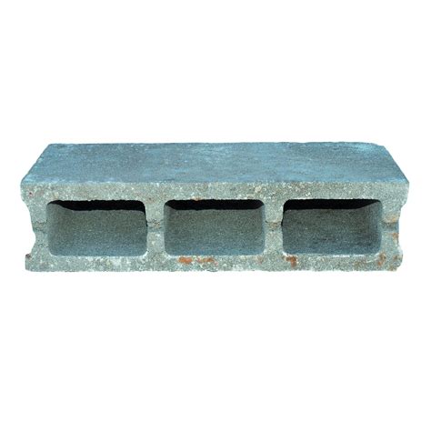 Blocco cemento con 3 fori L 50 x H 25 x Sp 8 cm | Leroy Merlin