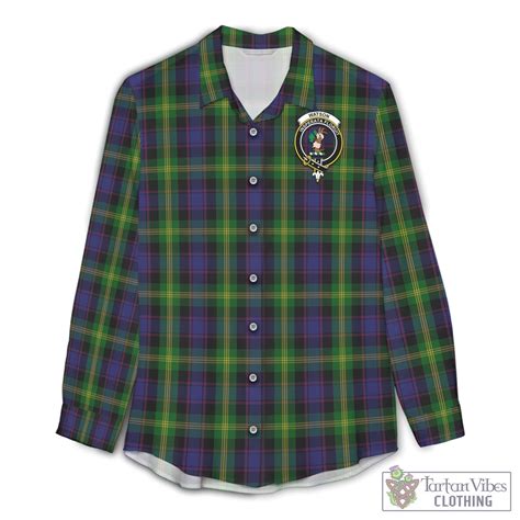 Watson Tartan Women's Casual Shirt with Family Crest