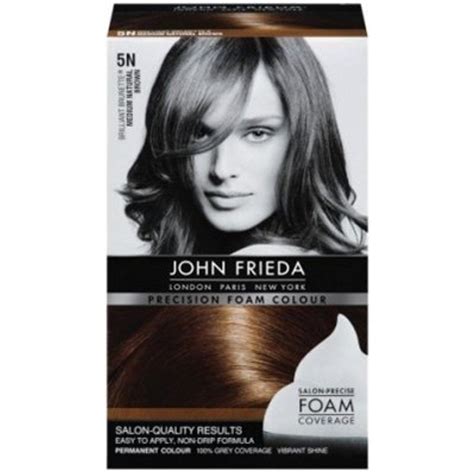 John Frieda Precision Foam Colour 5N Medium Natural Brown (3 Pack)