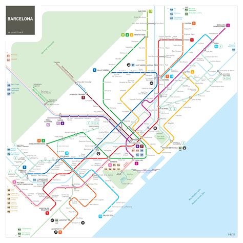 Barcelona Metro Map : inat