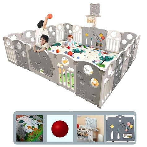Buy Metreno 20 Panel Playyard playpens for Babies Baby Kids Play Yard ...