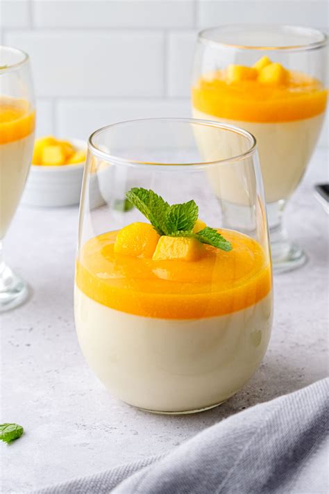 Mango Panna Cotta - Recipes From Europe