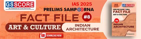 UPSC Prelims Sampoorna Fact File -Art & Culture -8 (Indian Architecture ...