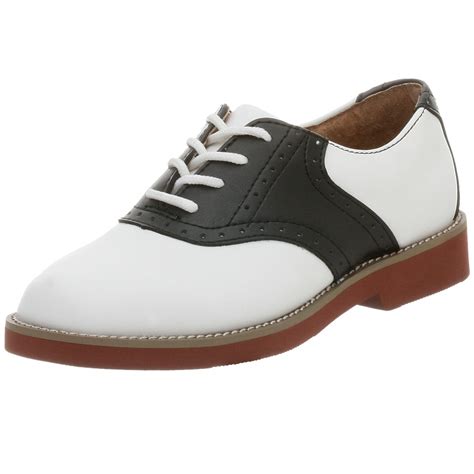 Buy Jumping Jacks Cheerleader III Saddle Shoe,White/Black,11 M US at ...