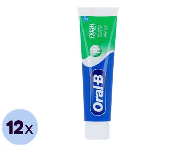 12x Oral-B Fresh Protect Cool Mint Tandpasta Aanbieding - iBOOD