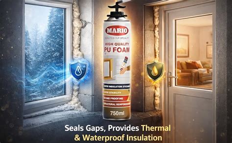 PU Foam Spray 750ML for Gap Filling & Leak Repair | Expanding Foam ...