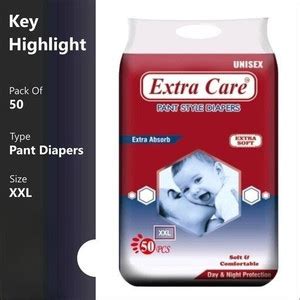 Extra Care Pant style diaper (xxl) 50 pcs - XXL - Buy 50 Extra Care NON ...