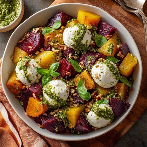 Colorful Beet & Mozzarella Salad Recipe - Meals & Recipes