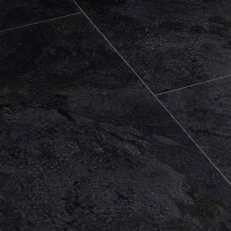 Black Slate Tile Effect Vinyl Flooring - Flooring Tips