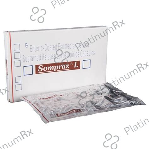 Sompraz L 40/75mg Capsule SR 10s | Uses, Price & Substitutes