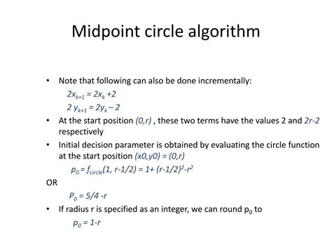 Image result for Problems of Midpoint Algorithm in Computer Graphics