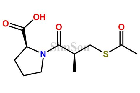 Captopril EP Impurity J | CAS No- 64838-55-7 | Simson Pharma Limited