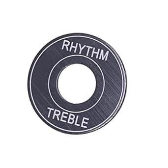 Wmart 2x Switch Plate Washer Rythm Treble Ring for LP EPI Electric ...