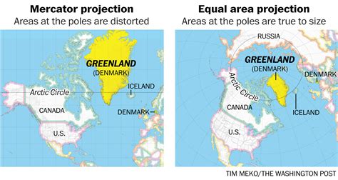 Why Maps Make Greenland Look As Big As The Us And Why They Are Wrong ...