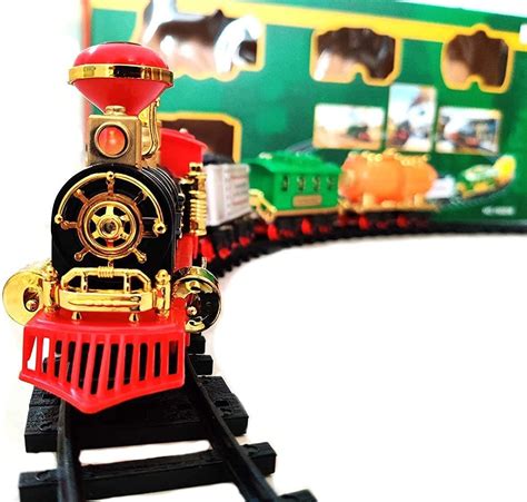 Buy Hontral Choo Choo Classical Train Toy Set Emits Real Smoke with ...