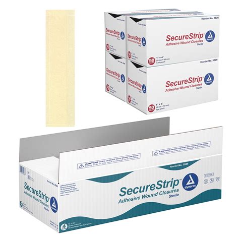 Dynarex Wound Closure Strips - Sterile, Provides Sterile Support to ...