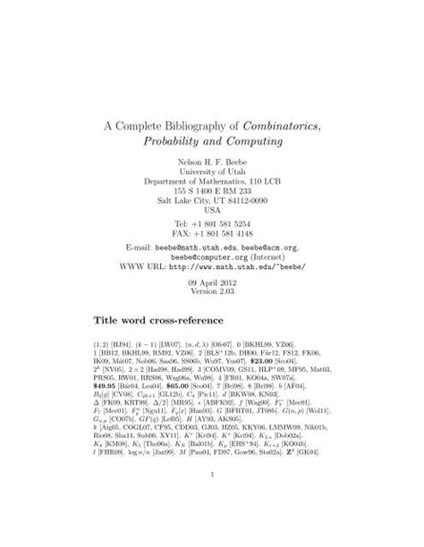 Image result for Combinatorics Probability and Computing
