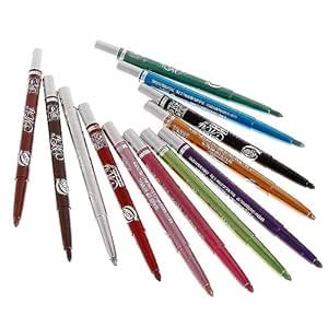 Buy HUDA ZONE Waterproof Multicolor Eye & Lipliner Pack of 12 Online at ...
