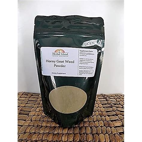 Buy 4oz Horny Goat Weed Powder Epimedium Grandiflorum with Free ...