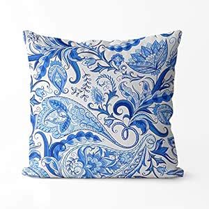 PosterGully - Indian Art Illustration Cushion Cover 12" x 12" Inches ...