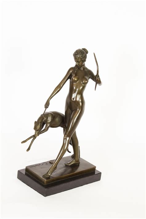 Antique Art Deco Bronze Diana the Huntress Edward McCartan Paris Early ...