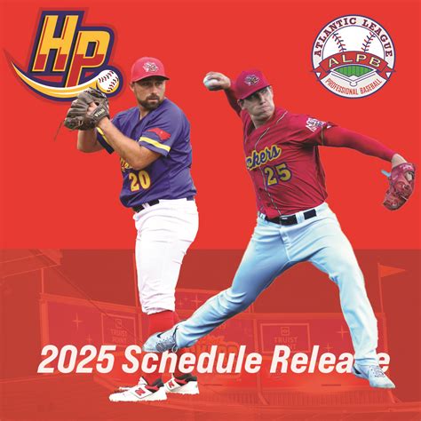 Rockers, ALPB set 2025 schedule | High Point Rockers Baseball