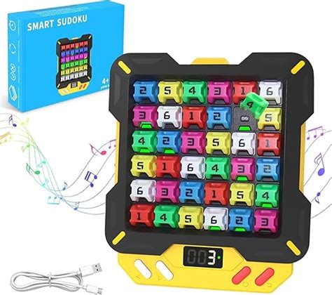 Buy Happy Hues Portable Electronic Smart Sudoku Puzzle Game Console, 4 ...