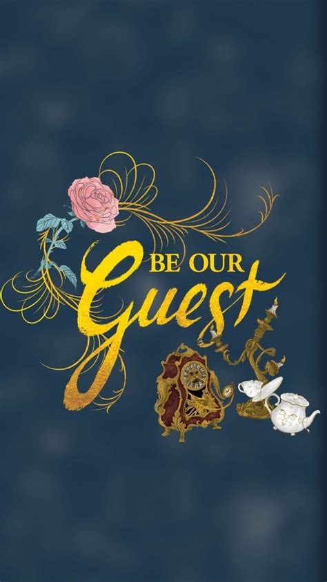 Be our guest | Disney phone backgrounds, Disney art, Beauty and the ...