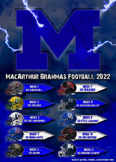 MacArthur Booster Club > | Football