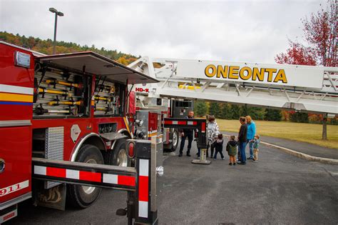 Oneonta Fire Department Visits Kids Unlimited Preschool | Springbrook