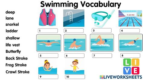 Swim Worksheet 的图像结果