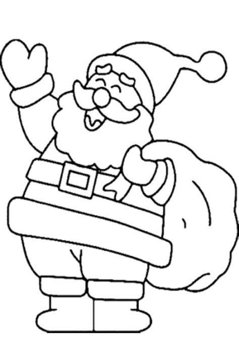 Free Printable Santa Coloring Pages For Kids - Tulamama