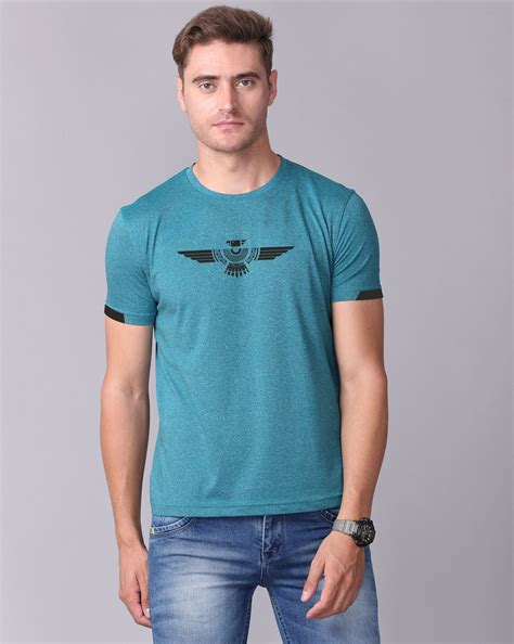 Buy Jade Green Men's Round Neck T Shirt Online | Stellers