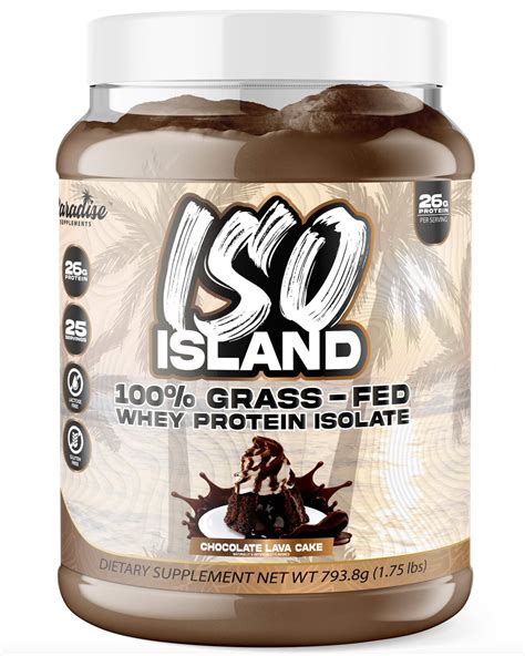 Buy Paradise Supplements ISO Island - 100% Grass Fed Whey Isolate ...
