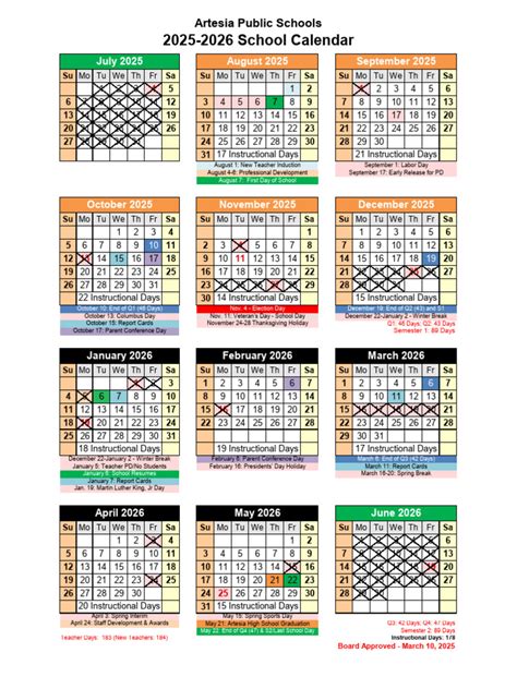 2025-2026 APS Calendar Board Approved | PDF | Holidays | Observances