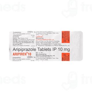 Aripiren 10 Mg Tablet 10 - Uses, Side Effects, Dosage, Price | Truemeds