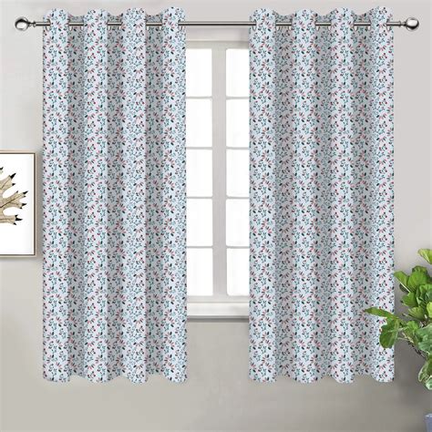 Buy Cotton Kathambari Leaf 7ft Door Curtains Online | AirWill - Airwill