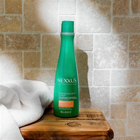Nexxus Unbreakable Care Anti-Breakage Shampoo 13.5 oz - Keratin, Collagen, Biotin, Sulfate-Free ...