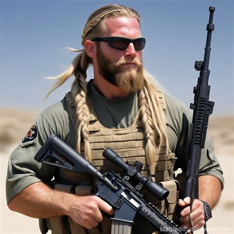 Navy Seal Sniper with 2000s Era Gear | Stable Diffusion Online