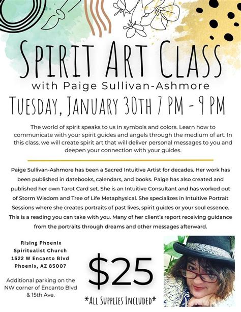 Spirit Art Class with Paige Sullivan-Ashmore, Rising Phoenix ...