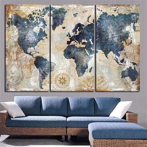 Large Framed World Map 的图像结果