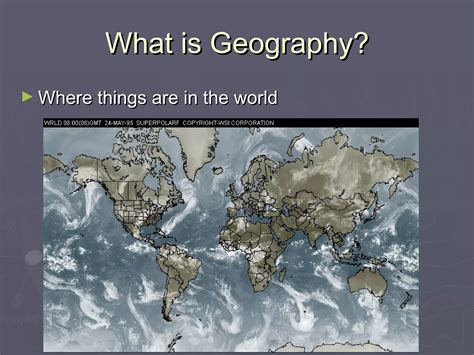 GEOG100--Lecture 01--What is Geography? | PPT