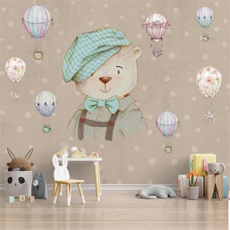 Teddy Bear Tales: Custom Wall Mural for Kids Rooms at Material Depot in ...
