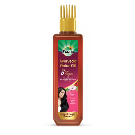 Zandu Ayurvedic Onion Oil | Best Onion Hair Oil in India
