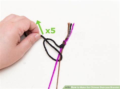 chinese staircase friendship bracelet tutorial