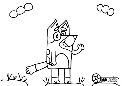 Bluey Coloring Pages Unicorse