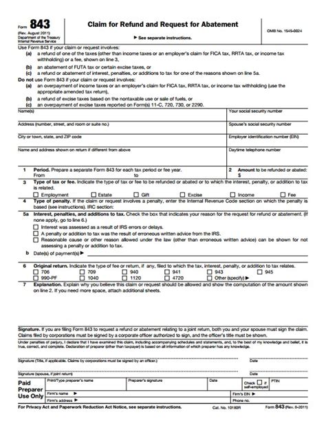 Image result for 843 Form Example