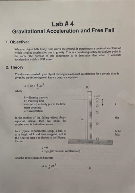 Image result for Free Fall Lab Acceleration Graph